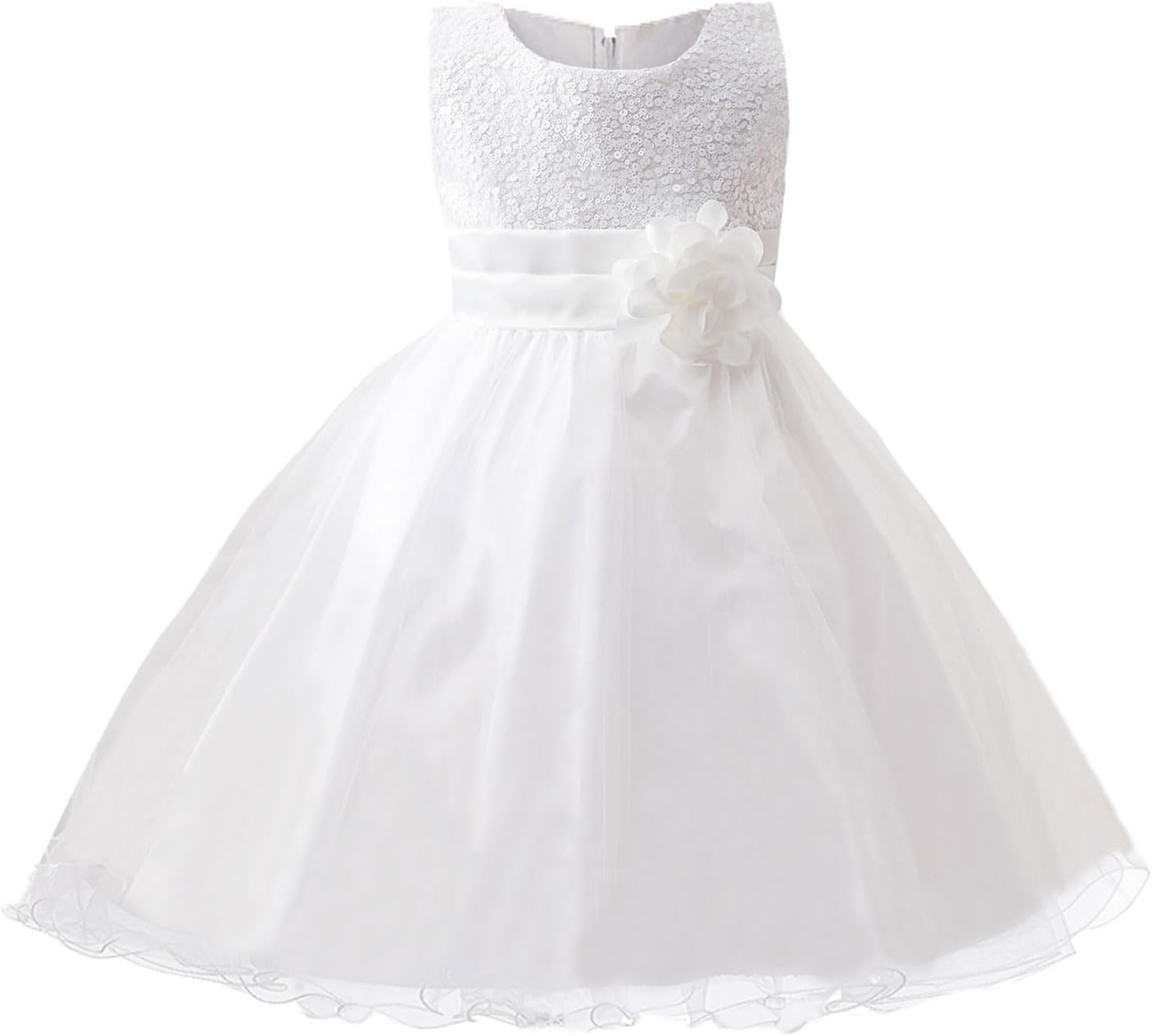 Girls Princess Dress Sequin Tulle Flower Pageant Birthday Party Wedding Bridesmaid Girl Dresses for 3-12 Years Britstyle Boutique