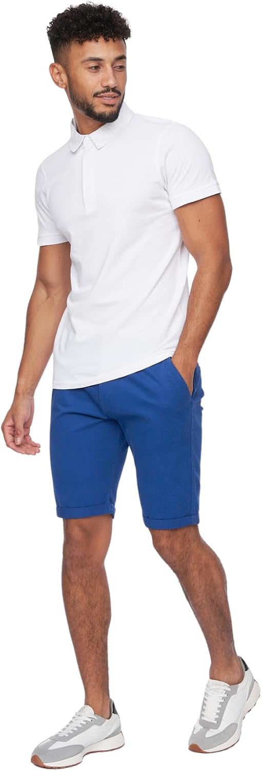 Mens Slim Fit Chino Shorts,Comfort Cotton Summer Shorts, Men's Shorts with Pockets-Best for Summer,Beach,Golf, Walking&Outdoors Britstyle Boutique