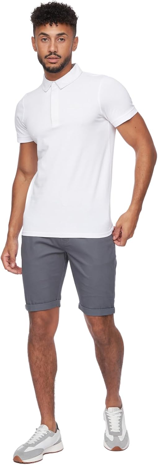 Mens Slim Fit Chino Shorts,Comfort Cotton Summer Shorts, Men's Shorts with Pockets-Best for Summer,Beach,Golf, Walking&Outdoors Britstyle Boutique
