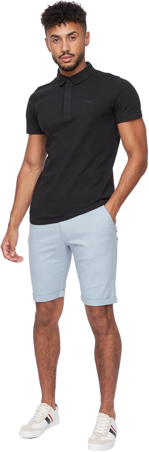 Mens Slim Fit Chino Shorts,Comfort Cotton Summer Shorts, Men's Shorts with Pockets-Best for Summer,Beach,Golf, Walking&Outdoors Britstyle Boutique