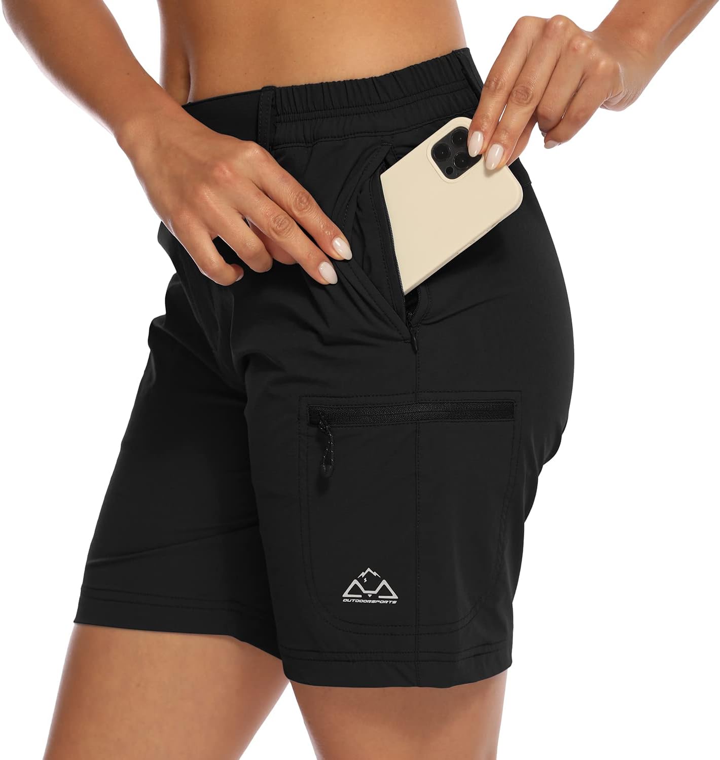 Women's Walking Hiking Shorts, Ladies Summer Cargo Shorts Lightweight Quick Dry Outdoor Casual Stretch Shorts Trousers Britstyle Boutique