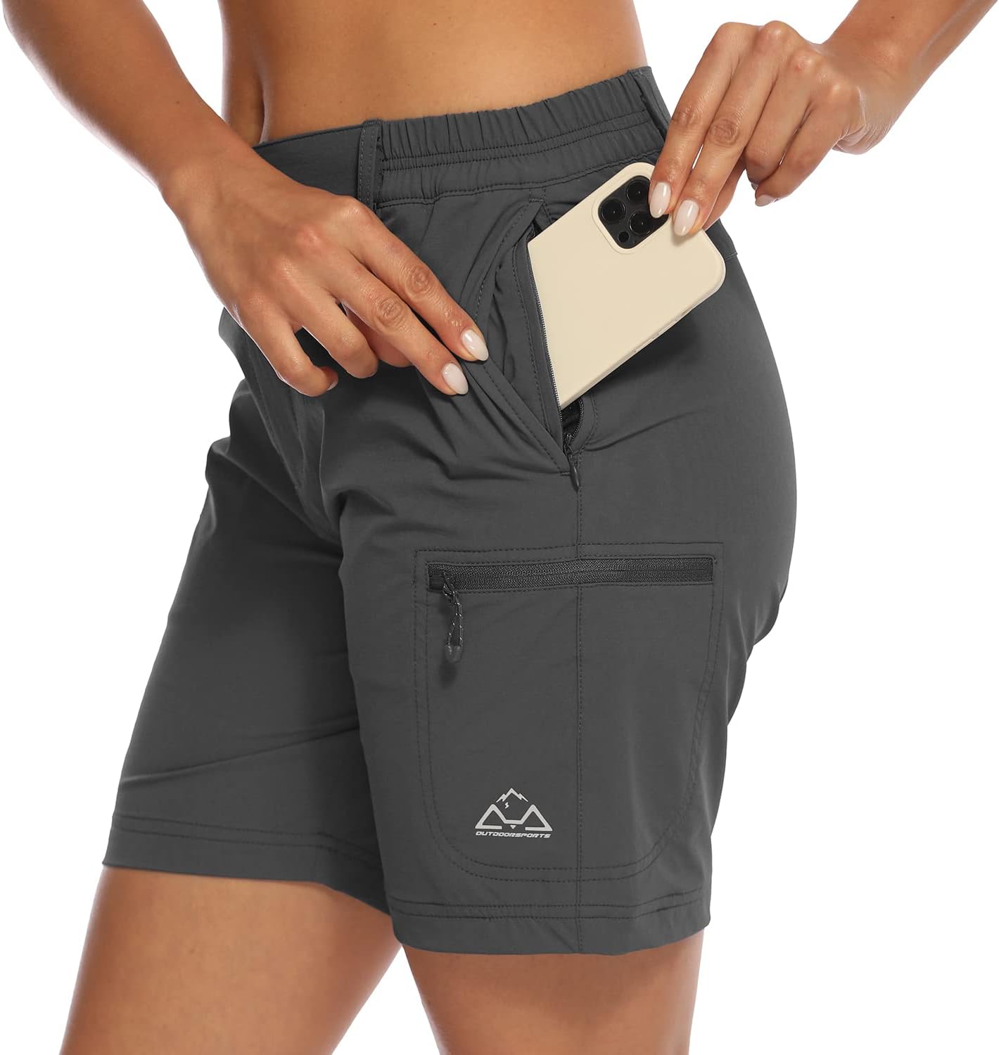 Women's Walking Hiking Shorts, Ladies Summer Cargo Shorts Lightweight Quick Dry Outdoor Casual Stretch Shorts Trousers Britstyle Boutique
