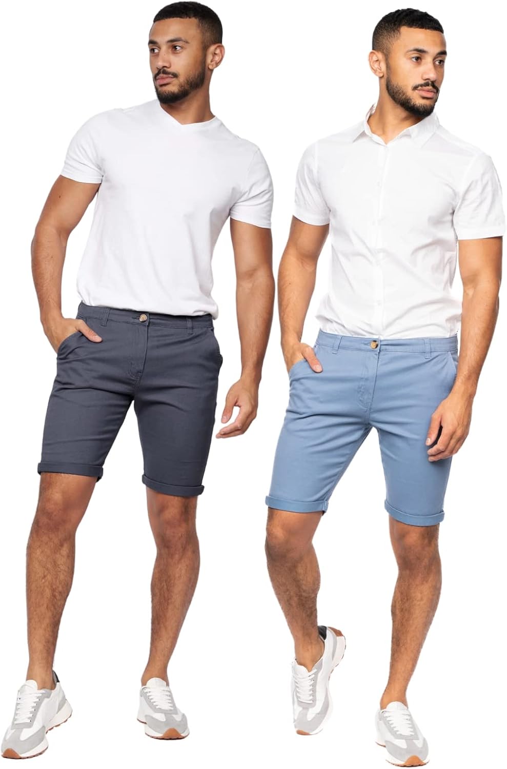 Mens Slim Fit Chino Shorts,Comfort Cotton Summer Shorts, Men's Shorts with Pockets-Best for Summer,Beach,Golf, Walking&Outdoors Britstyle Boutique