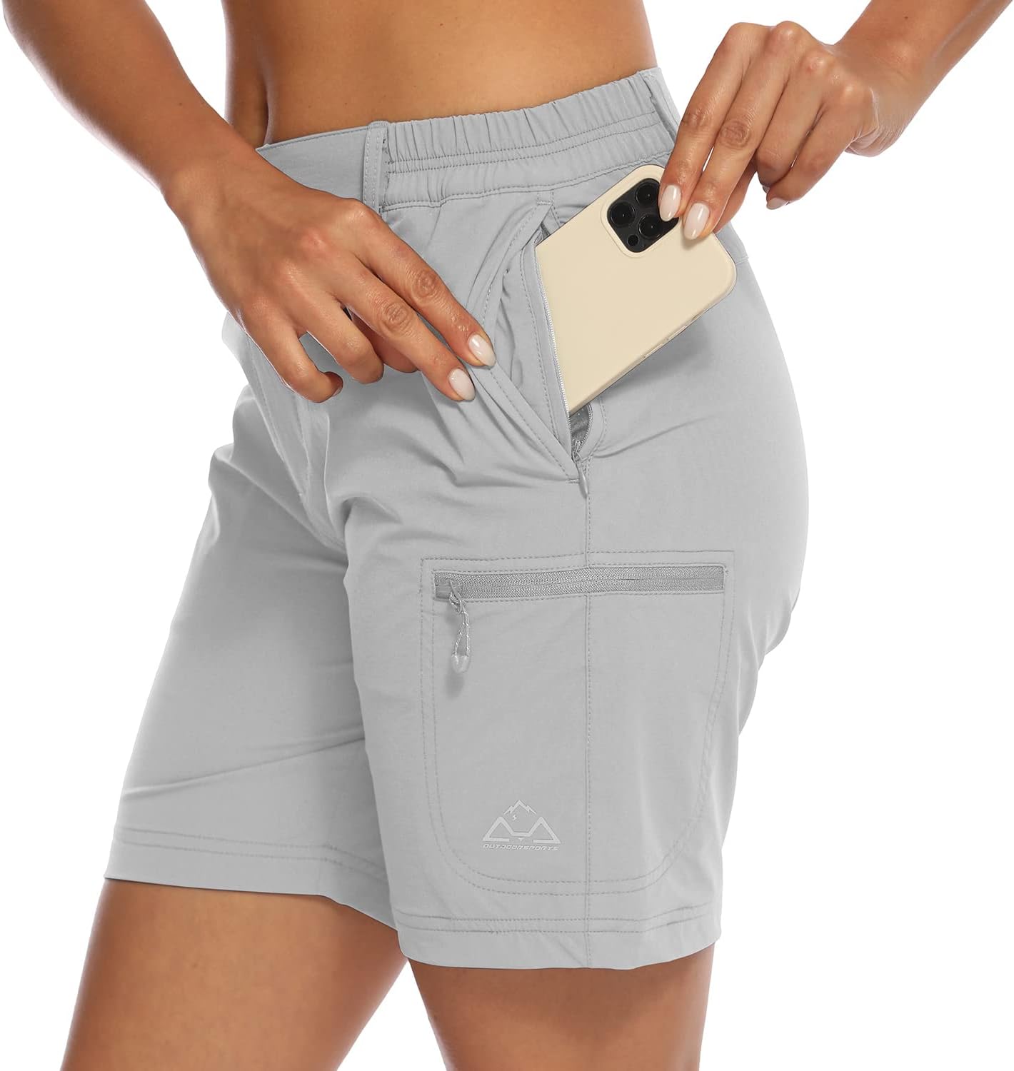 Women's Walking Hiking Shorts, Ladies Summer Cargo Shorts Lightweight Quick Dry Outdoor Casual Stretch Shorts Trousers Britstyle Boutique