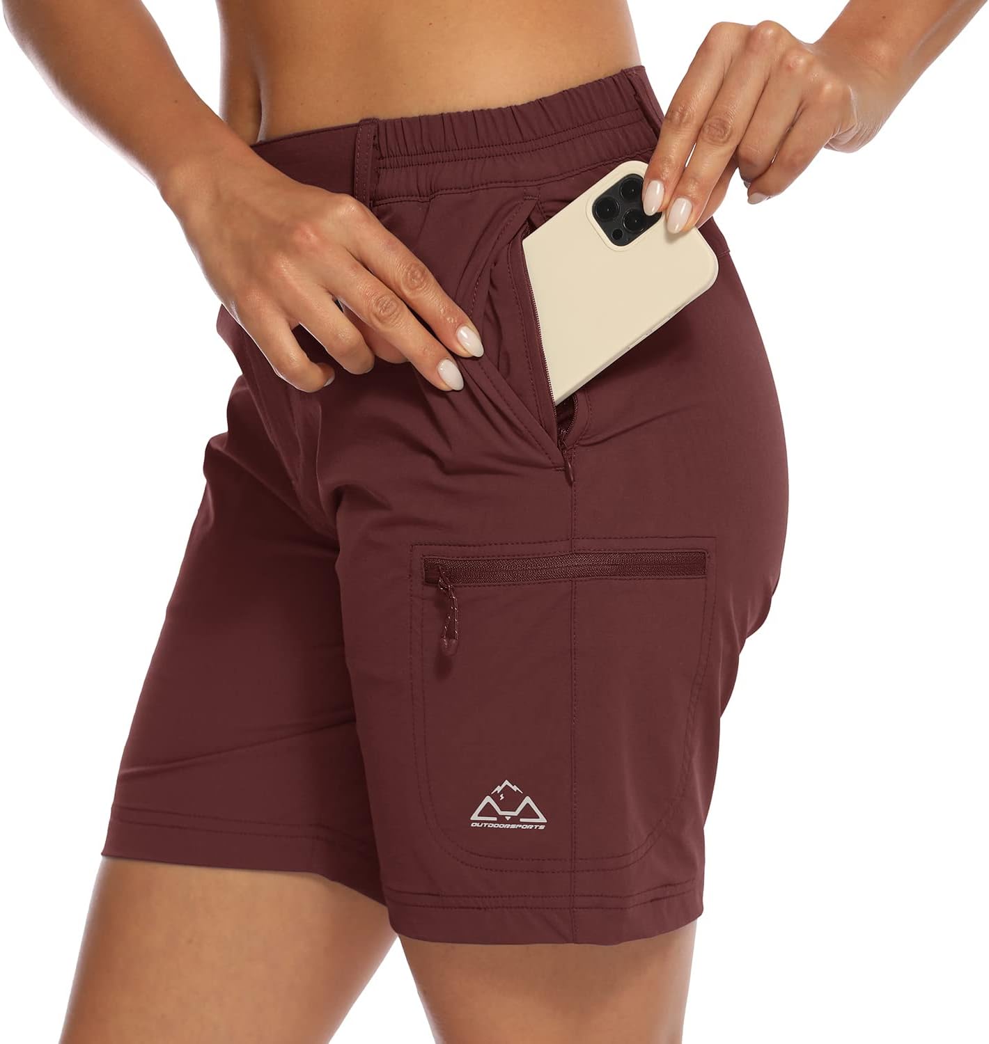 Women's Walking Hiking Shorts, Ladies Summer Cargo Shorts Lightweight Quick Dry Outdoor Casual Stretch Shorts Trousers Britstyle Boutique