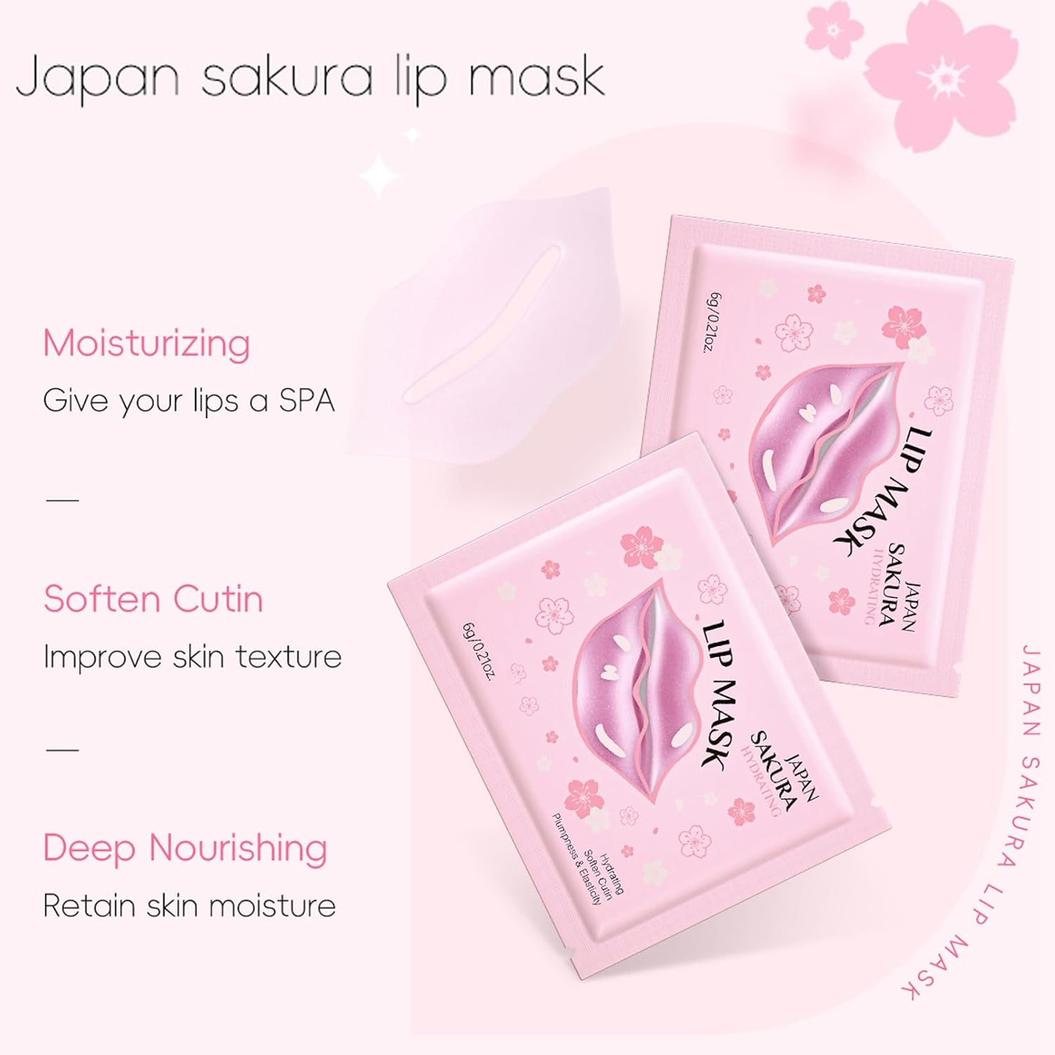 Skin Care Set For Teenagers Girls with Cute Mini Luggage,Sakura Skin Care Sets & Kits,Pamper Sets For Girls Gifts,Skincare Set,Serum,Cleanser,Sleep,Mud Mask,Lip Mask,Hair Pins (One Size, Sakura) Britstyle Boutique