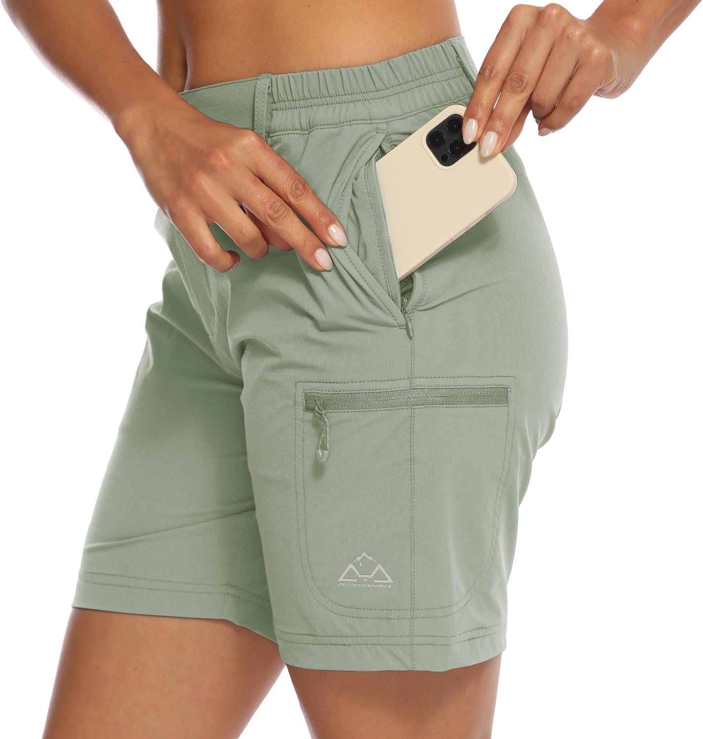 Women's Walking Hiking Shorts, Ladies Summer Cargo Shorts Lightweight Quick Dry Outdoor Casual Stretch Shorts Trousers Britstyle Boutique