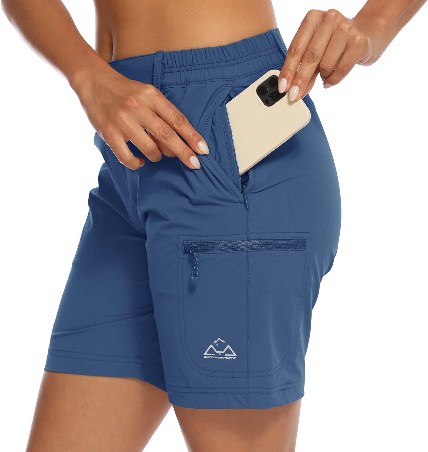 Women's Walking Hiking Shorts, Ladies Summer Cargo Shorts Lightweight Quick Dry Outdoor Casual Stretch Shorts Trousers Britstyle Boutique