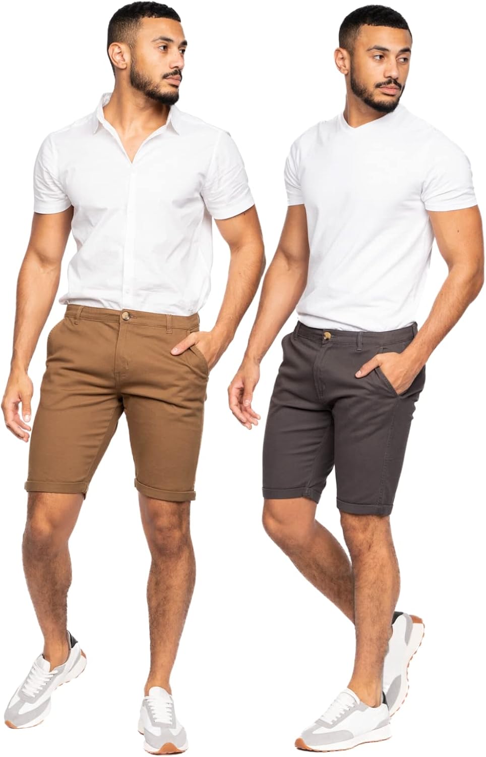 Mens Slim Fit Chino Shorts,Comfort Cotton Summer Shorts, Men's Shorts with Pockets-Best for Summer,Beach,Golf, Walking&Outdoors Britstyle Boutique