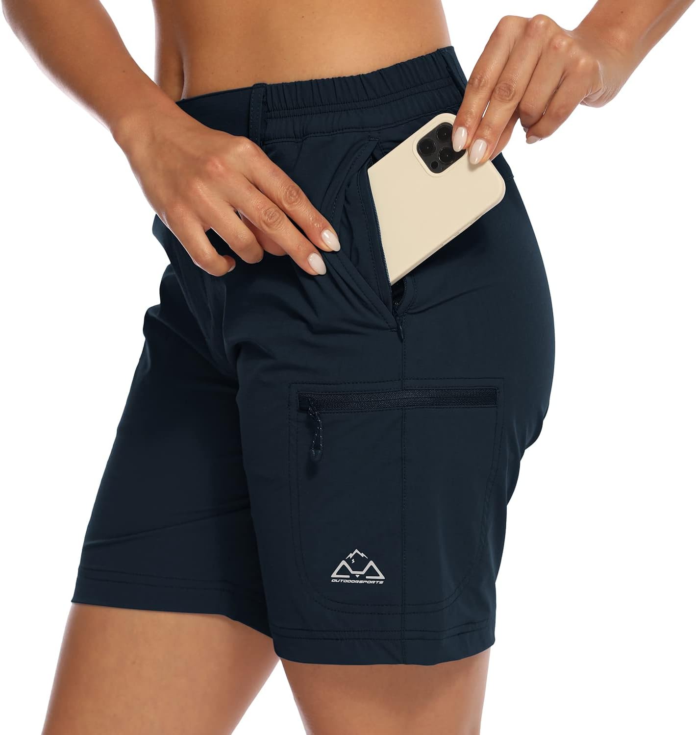 Women's Walking Hiking Shorts, Ladies Summer Cargo Shorts Lightweight Quick Dry Outdoor Casual Stretch Shorts Trousers Britstyle Boutique