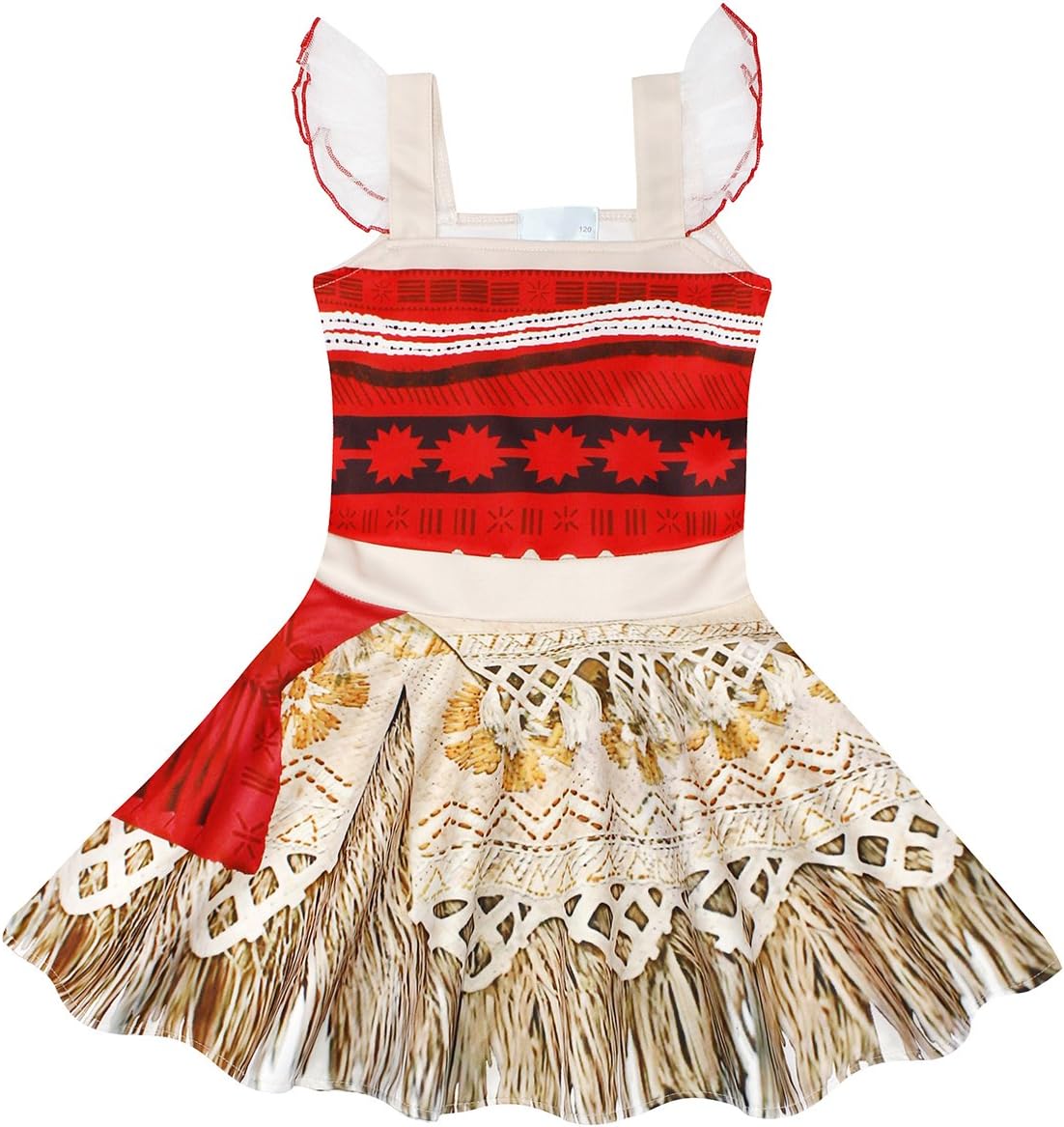 Kids Princess Dress Adventure Outfits Set for Girls Princess Dresses Strappy Child Clothes with necklace and Headbands and flower hair clip Halloween Birthday Party 7-8 Years Britstyle Boutique