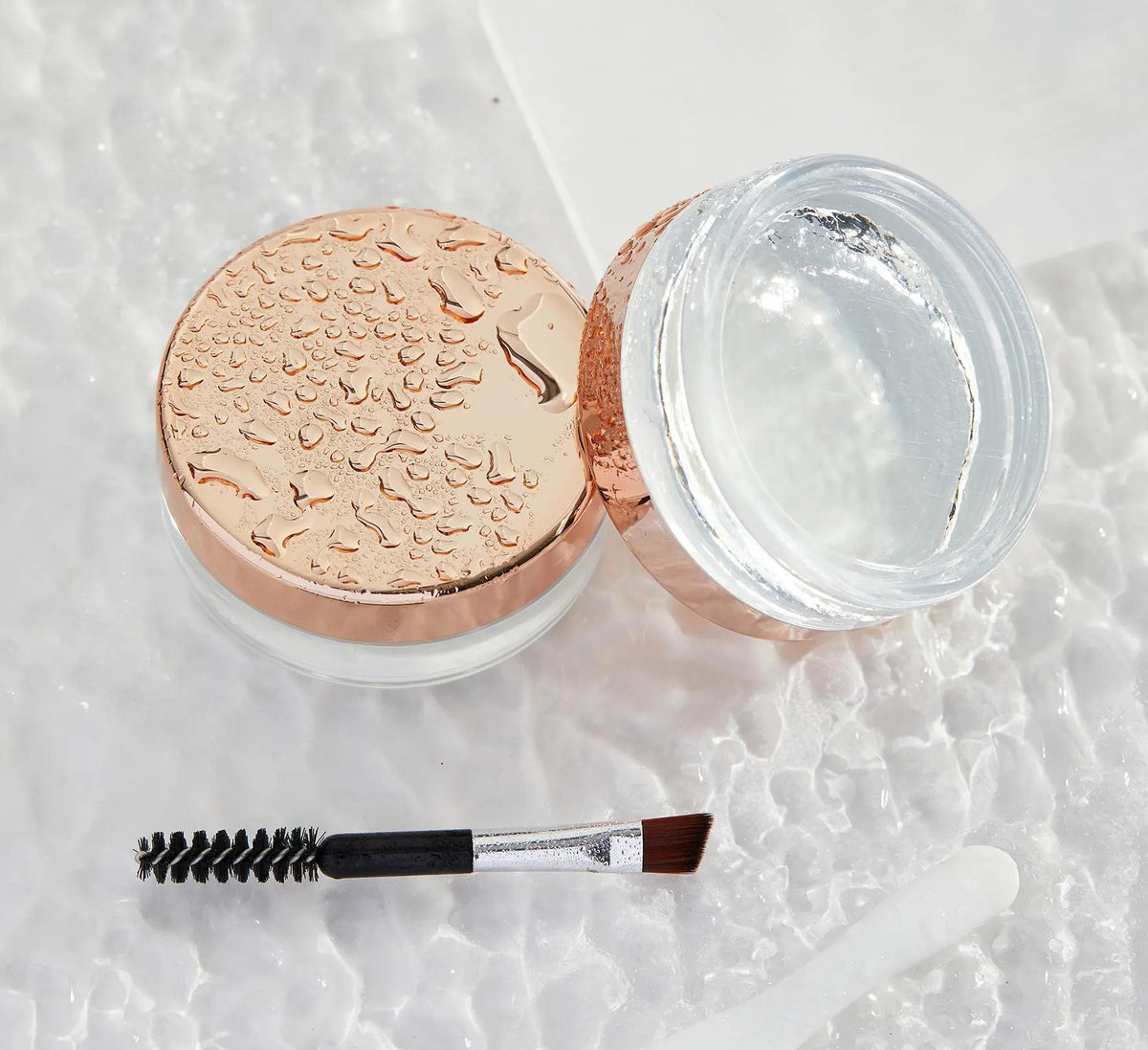 Set of makeup Transparent Eyebrow Gel, setting face powder, Eyeshadow palette Clear Eyebrow Shaping Wax For Holding Brows In Place waterproof, Eyebrow Gel Fluffy Makeup Cosmetic colour changing alessi rose hudabeauty primer Applicator Brush Britstyle Boutique