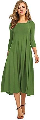 WOMENS LADIES PLAIN JERSEY SWING DRESS CASUAL LONG SLEEVE MIDI DRESSES SKATER Britstyle Boutique