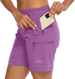 Women's Walking Hiking Shorts, Ladies Summer Cargo Shorts Lightweight Quick Dry Outdoor Casual Stretch Shorts Trousers Britstyle Boutique