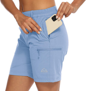 Women's Walking Hiking Shorts, Ladies Summer Cargo Shorts Lightweight Quick Dry Outdoor Casual Stretch Shorts Trousers Britstyle Boutique