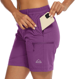 Women's Walking Hiking Shorts, Ladies Summer Cargo Shorts Lightweight Quick Dry Outdoor Casual Stretch Shorts Trousers Britstyle Boutique