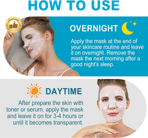 Collagen Face Mask with Deep Hydration,Bio Collagen Face Mask，Collagen Mask Overnight, Moisturizing and Water-Locking Properties, Brightens Skin Tone Britstyle Boutique