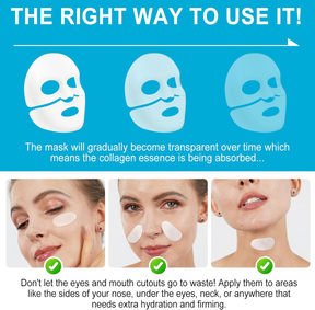 Collagen Face Mask with Deep Hydration,Bio Collagen Face Mask，Collagen Mask Overnight, Moisturizing and Water-Locking Properties, Brightens Skin Tone Britstyle Boutique