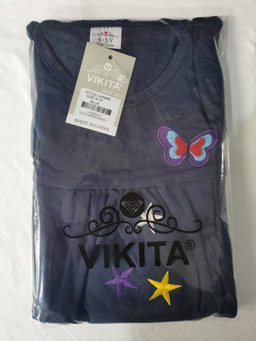 Girls Dress Rainbow Long Sleeve Embroidery Star Age 1-8 Years Britstyle Boutique