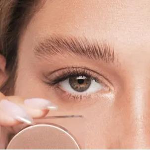 Set of makeup Transparent Eyebrow Gel, setting face powder, Eyeshadow palette Clear Eyebrow Shaping Wax For Holding Brows In Place waterproof, Eyebrow Gel Fluffy Makeup Cosmetic colour changing alessi rose hudabeauty primer Applicator Brush Britstyle Boutique